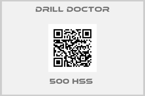 DRILL DOCTOR-500 HSS 