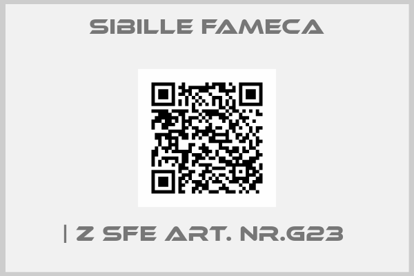 Sibille Fameca-| Z SFE Art. Nr.G23 