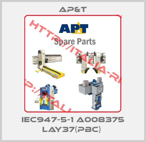AP&T-IEC947-5-1 A008375 LAY37(PBC) 