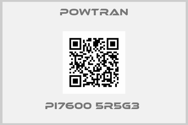 Powtran-PI7600 5R5G3 