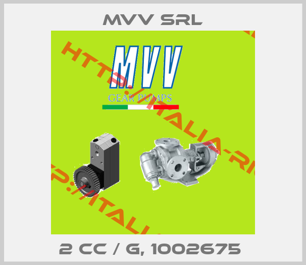 MVV srl-2 cc / g, 1002675 