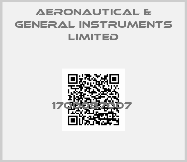 AERONAUTICAL & GENERAL INSTRUMENTS LIMITED-1700087007 