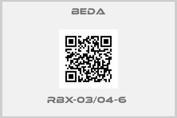 BEDA-RBX-03/04-6 