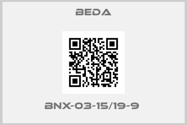 BEDA-BNX-03-15/19-9 