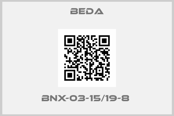 BEDA-BNX-03-15/19-8 