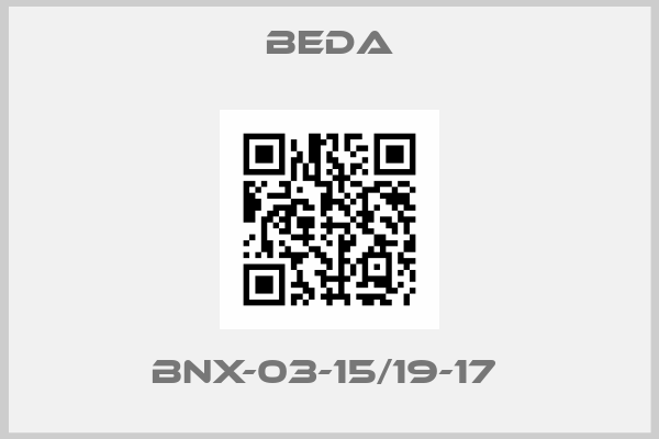 BEDA-BNX-03-15/19-17 