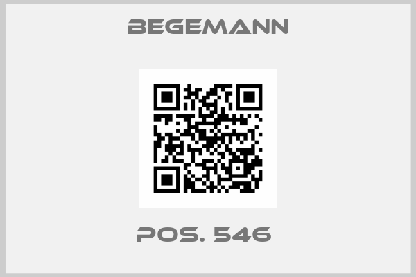 BEGEMANN-POS. 546 