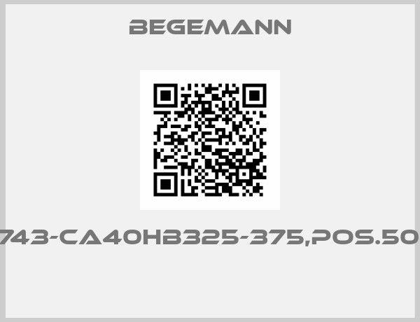 BEGEMANN-A743-CA40HB325-375,POS.5031 