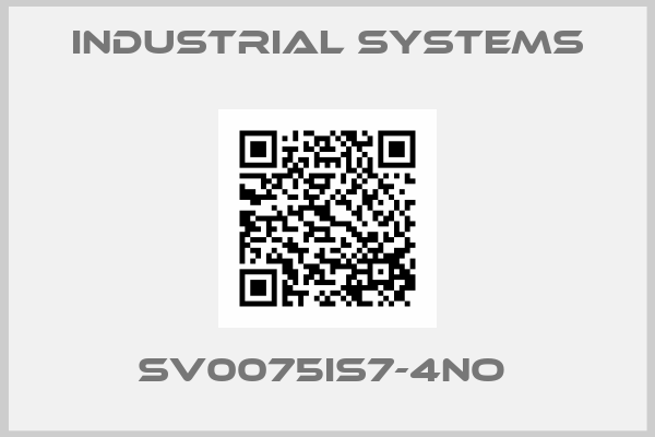 Industrial Systems-SV0075IS7-4NO 
