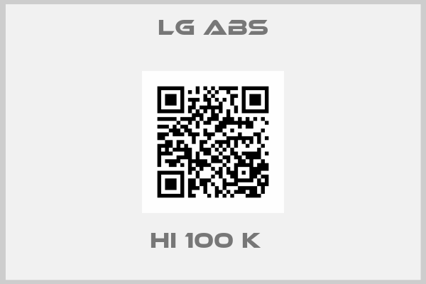 LG ABS-Hi 100 K  