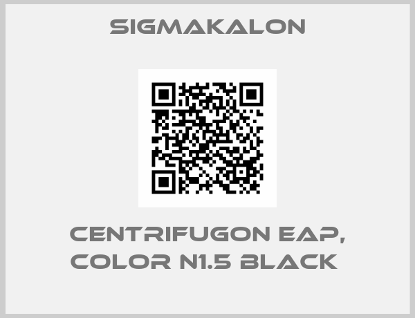 Sigmakalon-Centrifugon EAP, color N1.5 black 