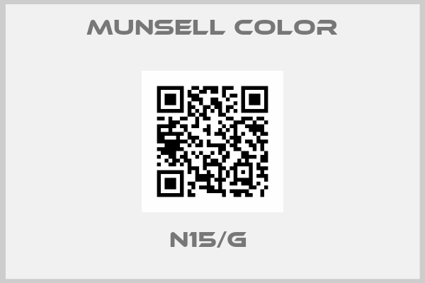 Munsell Color-N15/G 