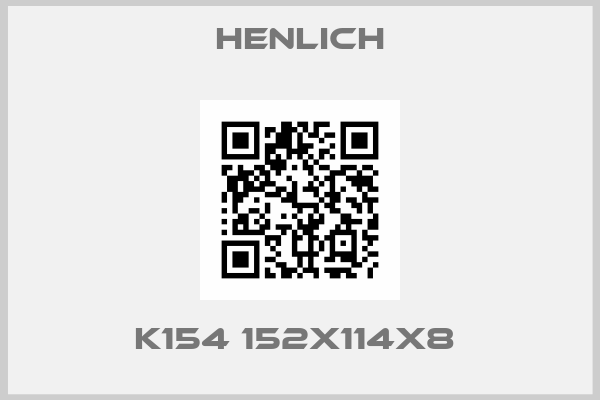 HENLICH-K154 152x114x8 