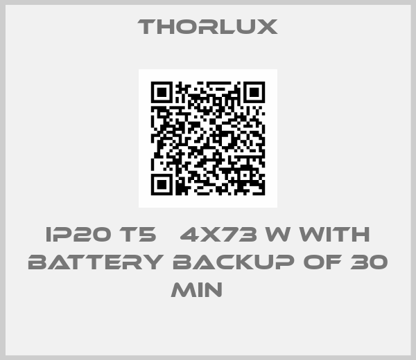 Thorlux-IP20 T5   4X73 W WITH BATTERY BACKUP OF 30 MIN   