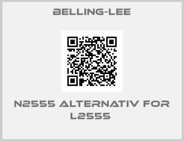 Belling-lee-N2555 alternativ for L2555 