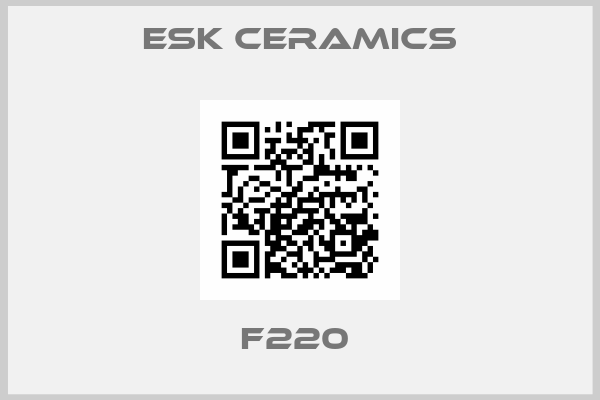 Esk Ceramics-F220 