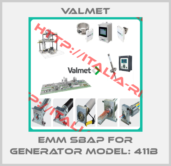 Valmet-Emm Sbap for Generator Model: 411B 