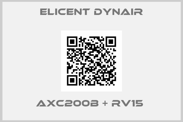 Elicent Dynair-AXC200B + RV15 