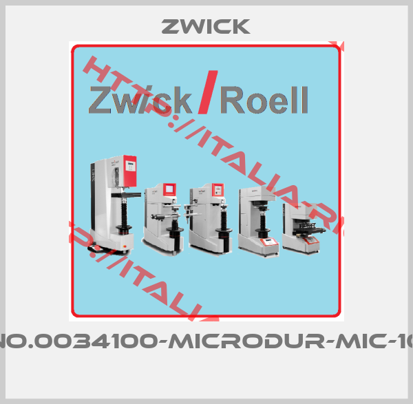 Zwick-No.0034100-MICRODUR-MIC-10 
