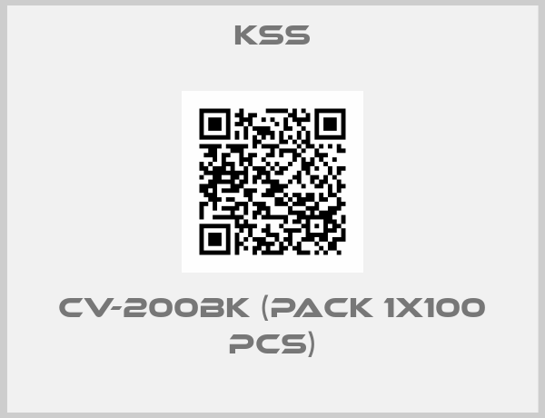 KSS-CV-200BK (pack 1x100 pcs)