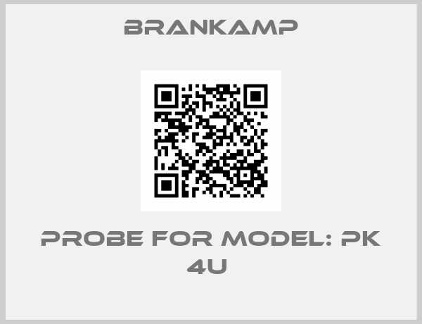 BRANKAMP-Probe for Model: PK 4U 