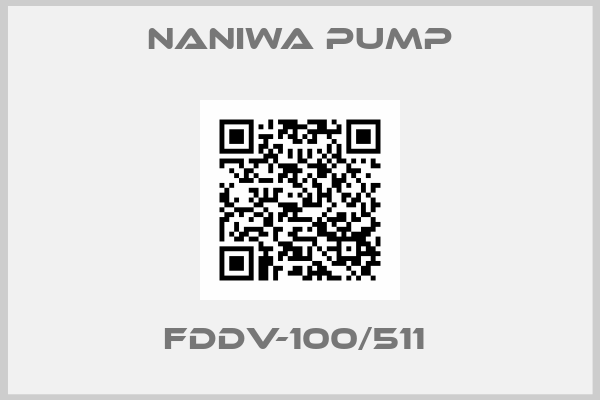 NANIWA PUMP- FDDV-100/511 