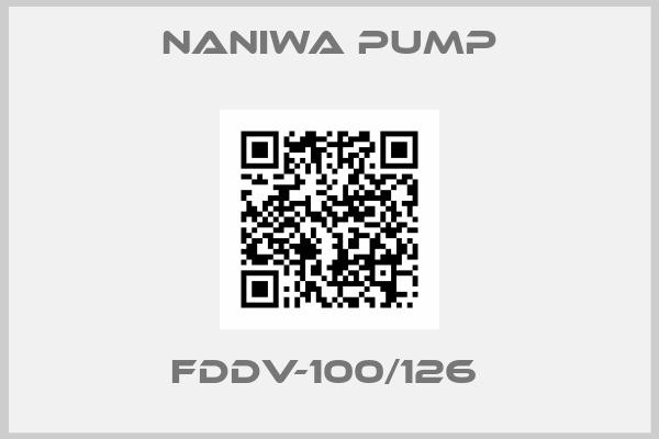 NANIWA PUMP- FDDV-100/126 