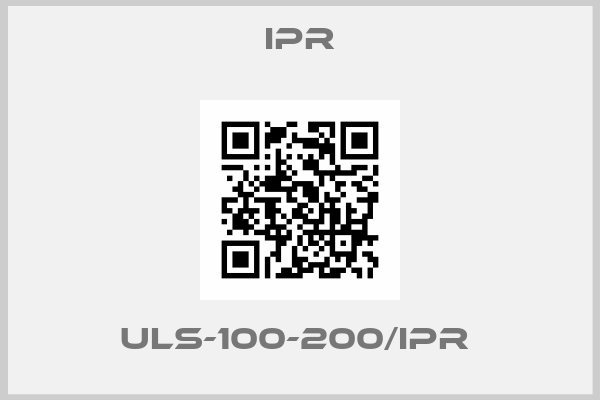 IPR-ULS-100-200/IPR 