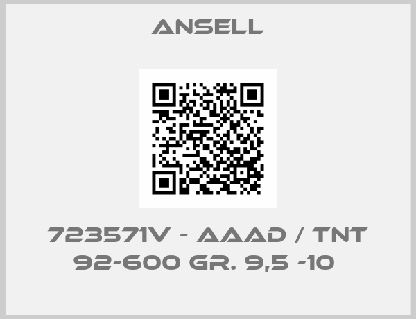 Ansell-723571v - AAAD / TNT 92-600 Gr. 9,5 -10 