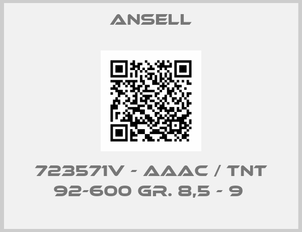 Ansell-723571v - AAAC / TNT 92-600 Gr. 8,5 - 9 