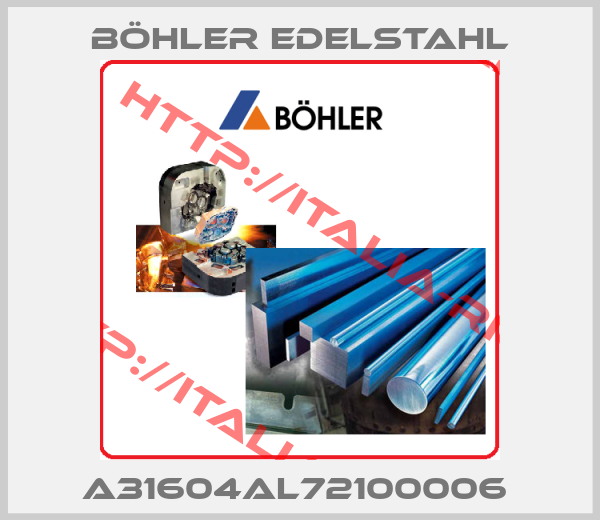 Böhler Edelstahl-A31604AL72100006 
