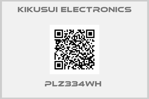 Kikusui Electronics-PLZ334WH 