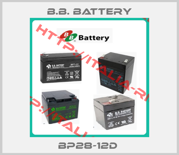 B.B. Battery-BP28-12D 