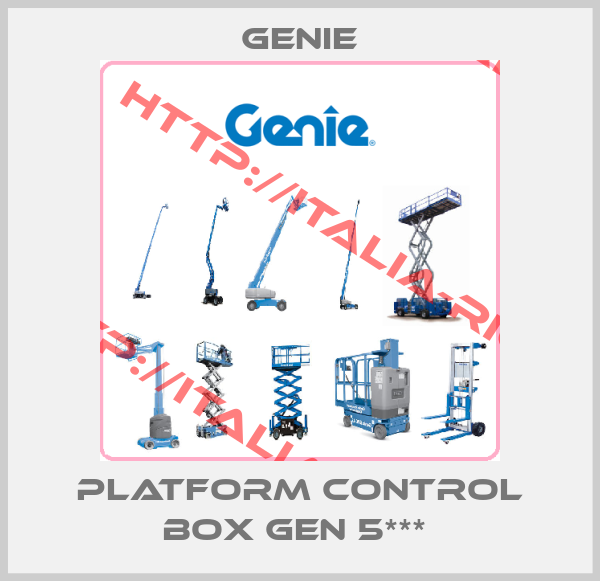 Genie-PLATFORM CONTROL BOX GEN 5*** 