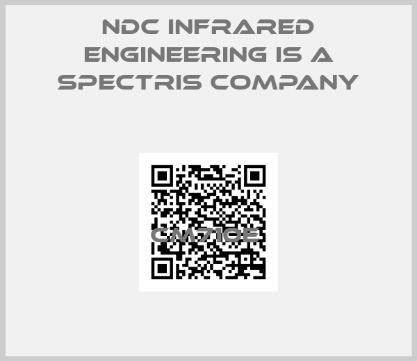 NDC Infrared Engineering is a Spectris company-CM710E 