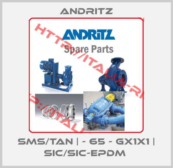 ANDRITZ-SMS/TAN | - 65 - GX1X1 | SIC/SIC-EPDM 