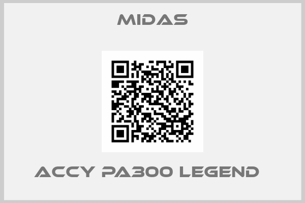 Midas-ACCY PA300 LEGEND  