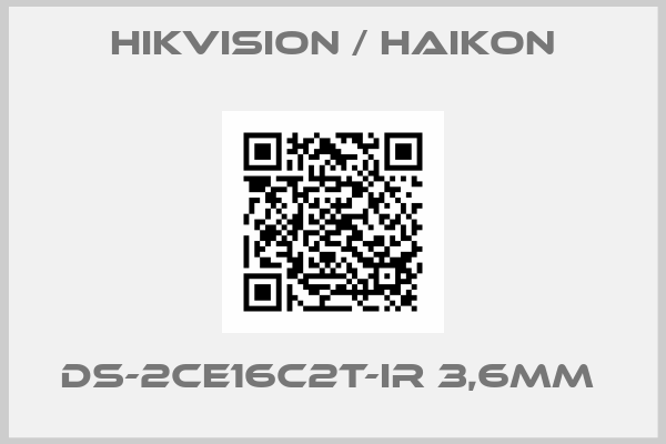 Hikvision / Haikon-DS-2CE16C2T-IR 3,6mm 