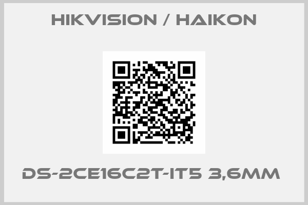 Hikvision / Haikon-DS-2CE16C2T-IT5 3,6mm 