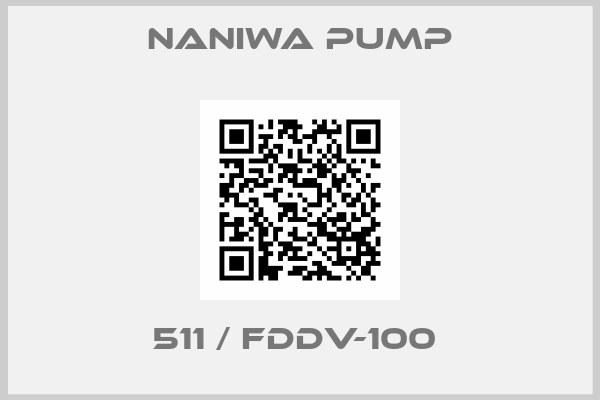 NANIWA PUMP-511 / FDDV-100 