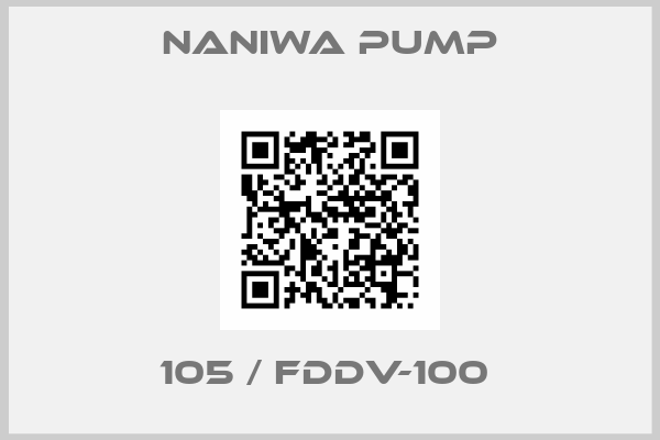 NANIWA PUMP-105 / FDDV-100 