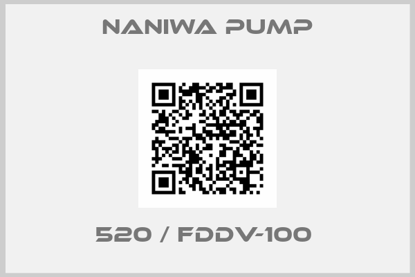 NANIWA PUMP-520 / FDDV-100 