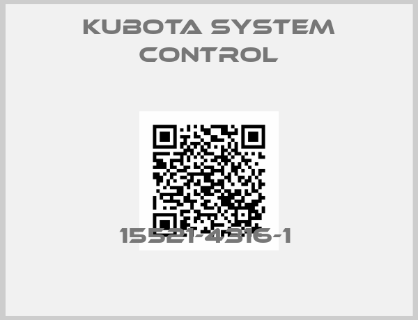 Kubota System Control-15521-4316-1 