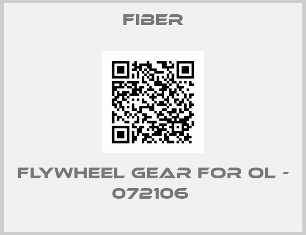 Fiber-flywheel gear for OL - 072106 