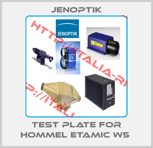 Jenoptik-Test plate for Hommel Etamic W5 