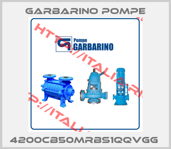 Garbarino Pompe-4200CB50MRBS1QQVGG 