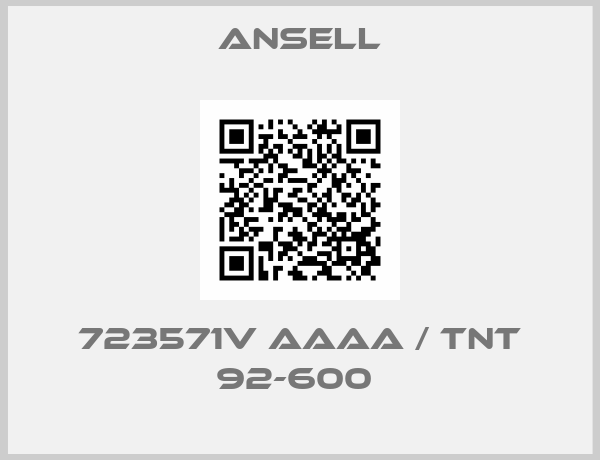 Ansell-723571v AAAA / TNT 92-600 