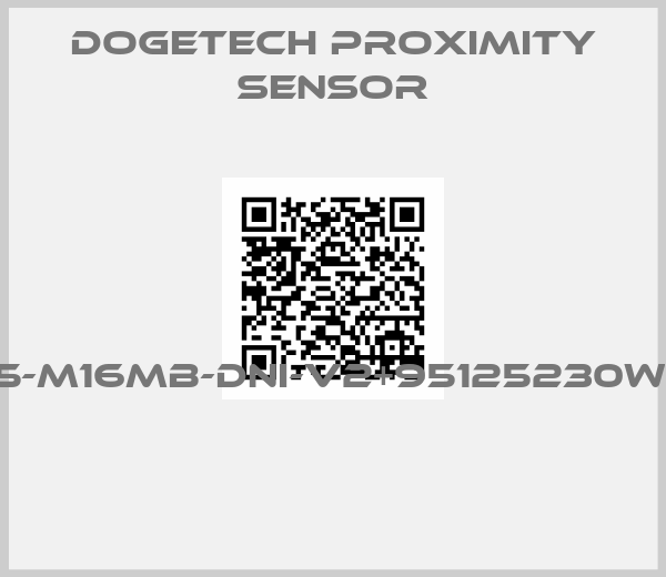 Dogetech Proximity Sensor-M1.5-M16MB-DNI-V2+95125230WIRE 
