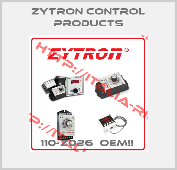 Zytron Control Products-110-Z026  OEM!! 