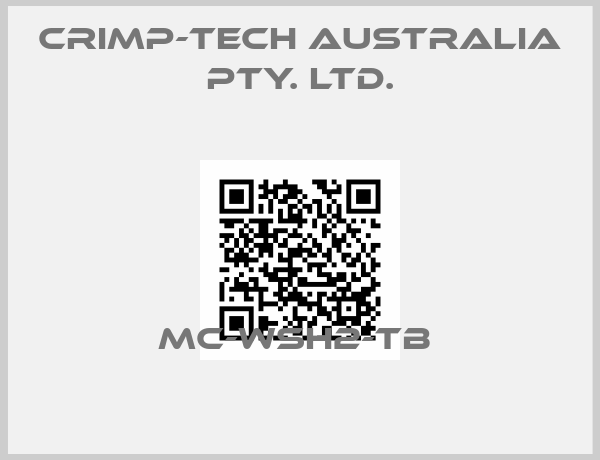CRiMP-TECH Australia Pty. Ltd.-MC-WSH2-TB 